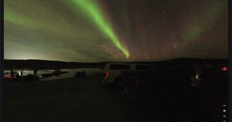 2023.09.16 Aurora (360 @Prosperous Lake Territorial Park)