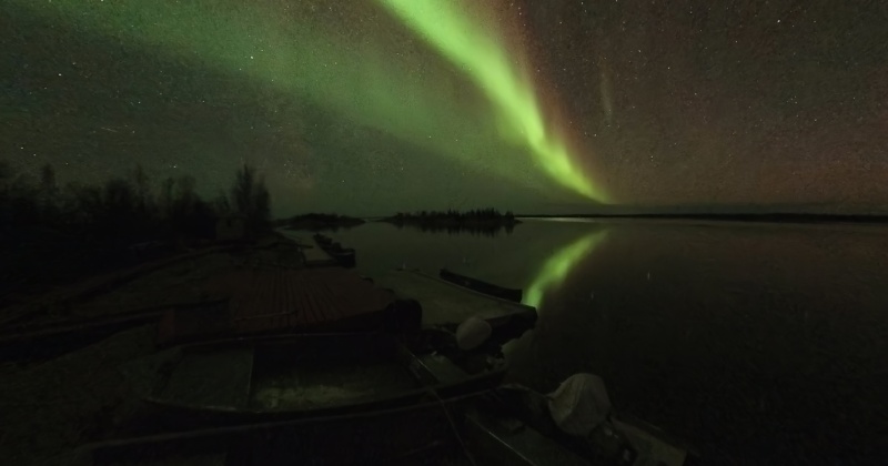 2024.09.07 Aurora at Trout Rock Lodge (Time Lapse)