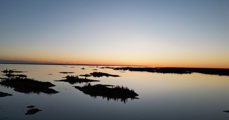 2024.09.06 Sunset at Trout Rock Lodge (Drone, Time Lapse)