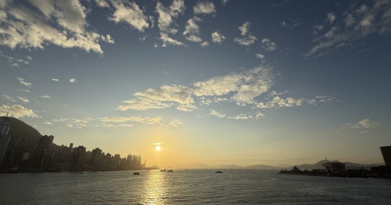 2024.10.13 Ocean Terminal Deck Sunset (Time Lapse)