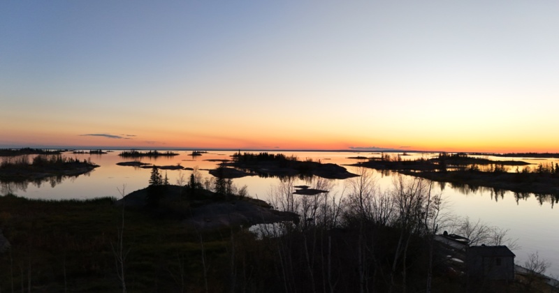 2025.09.24 Sunset at Trout Rock Lodge (360, 2D Timelapse)